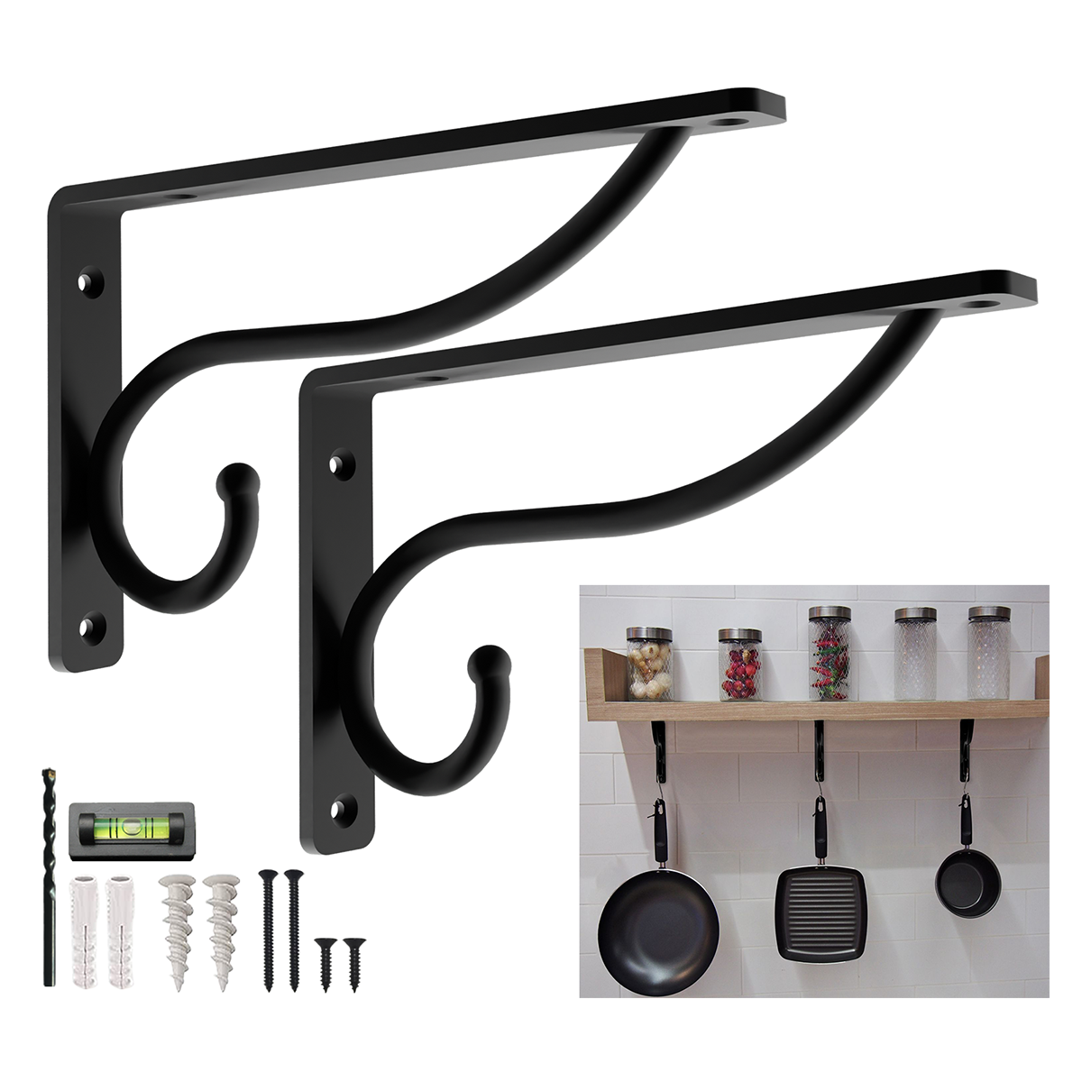 Hook Shelf Bracket