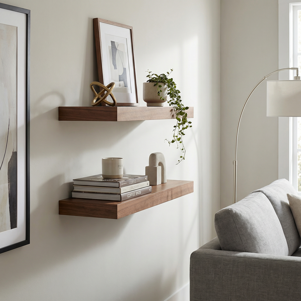 Walnut Wood Shelf